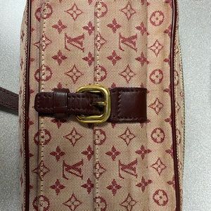 AUTHENTIC Louis Vuitton burgundy crossbody bag